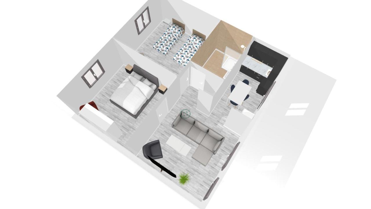 Apartment Evasion St Joseph Odysalis - Lit King Size - Parking - Proche Centre